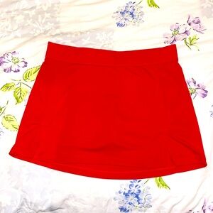 J.LINDEBERG WOMENS AMELIE MID GOLF SKIRT - RED